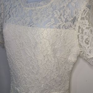 Francesca's Lace Romper